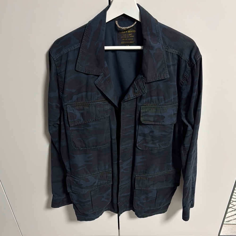 Lucky Brand Men's Camouflage Jacket/shirt